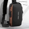 Chest Bag Multifunction Crossbody Sport Running Travel Sling Pack Anti-theft for Men